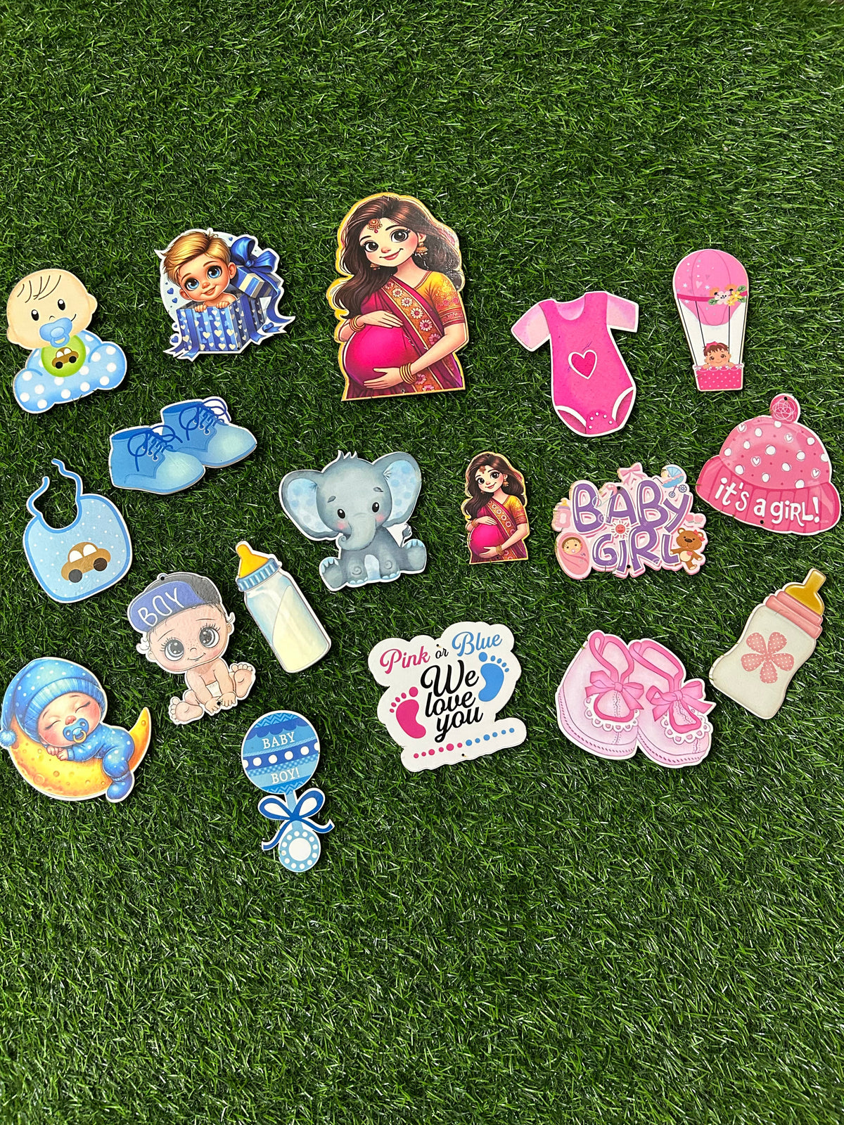 Baby Shower MDF Cutouts