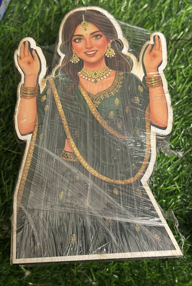 Mehandi MDF Cutouts 6 Inches
