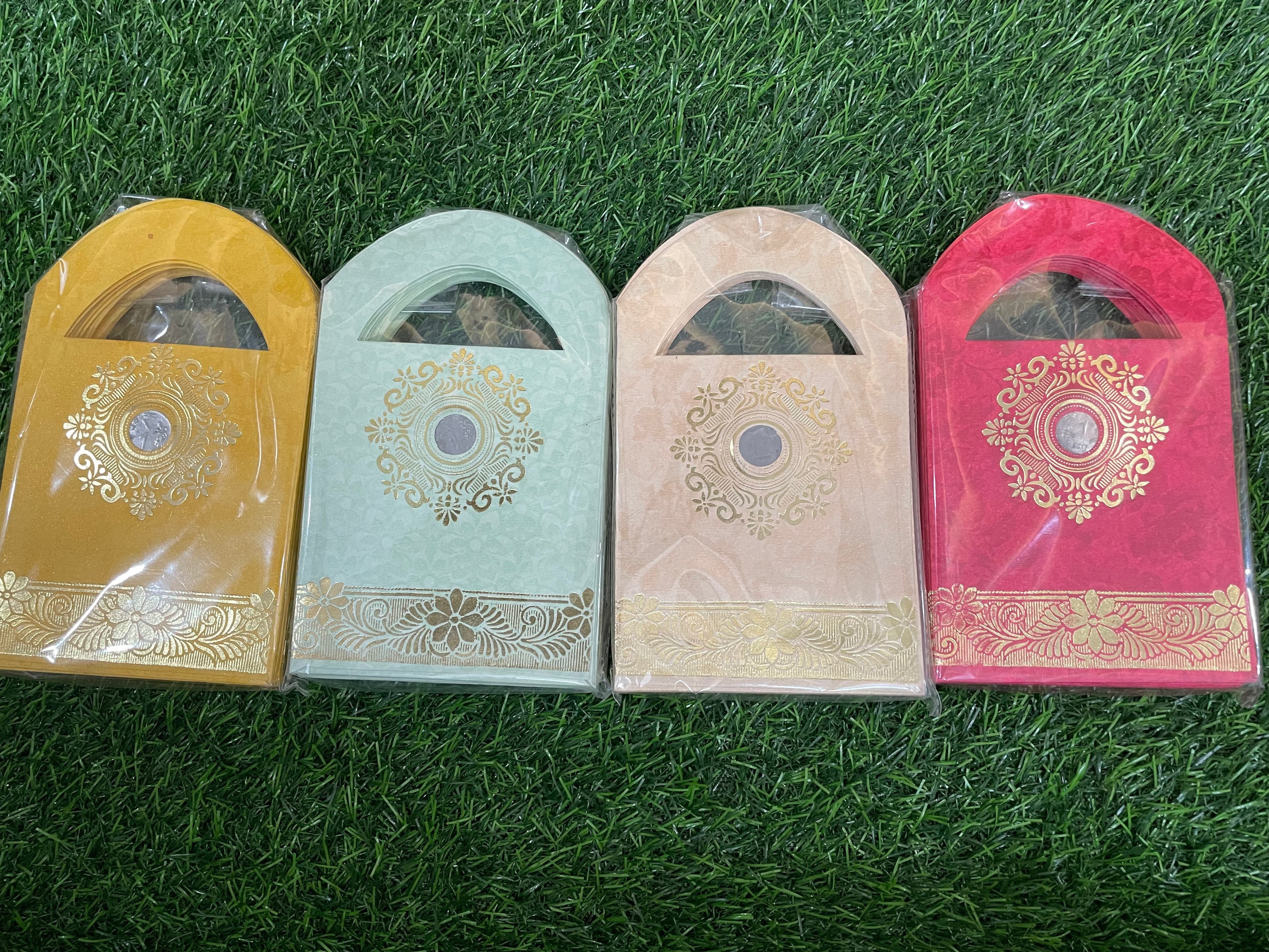 Bag Lifafa with 1₹ coin- pack of 10