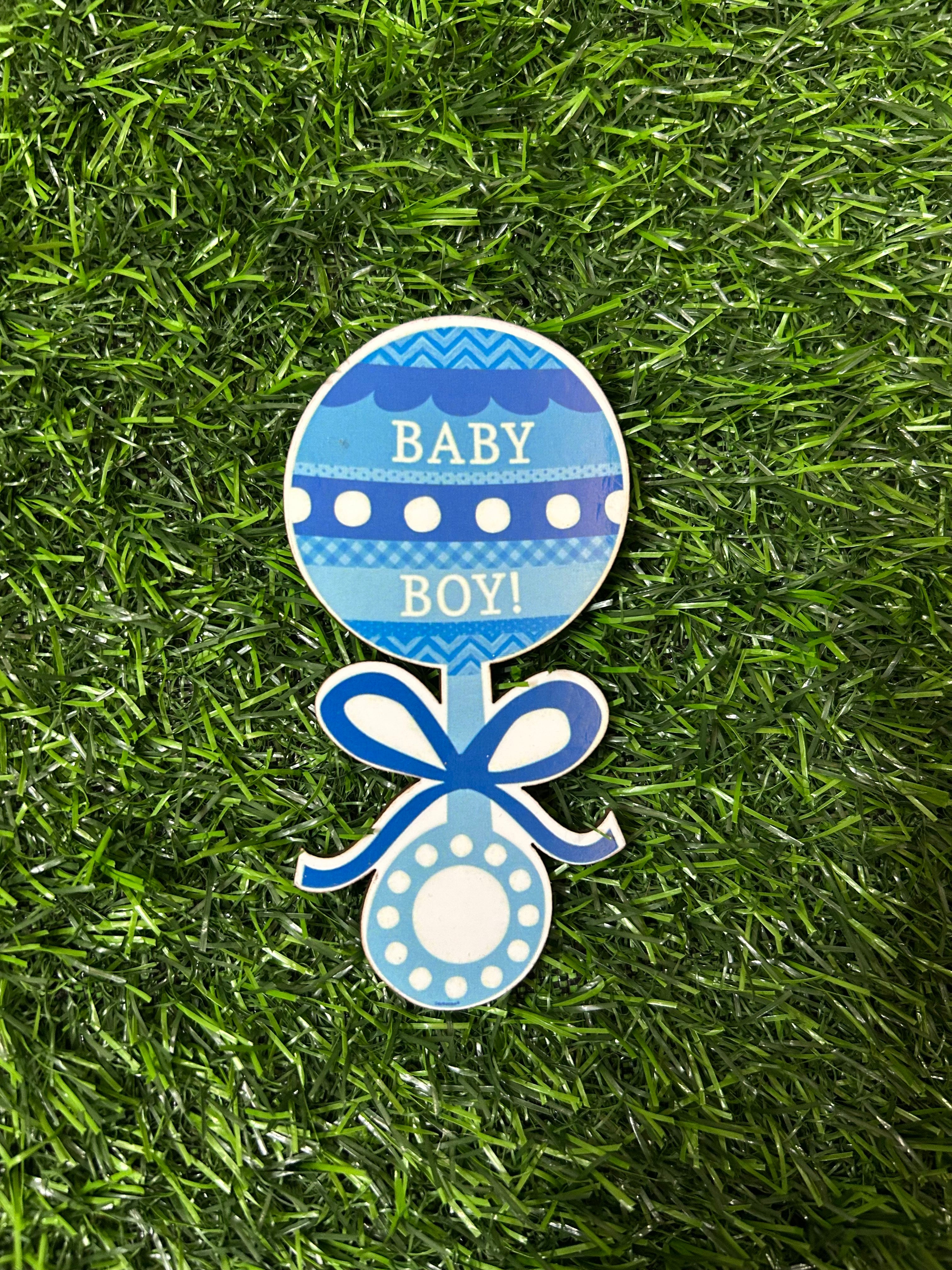 Baby Shower Designs MDF Cutout 4 Inches