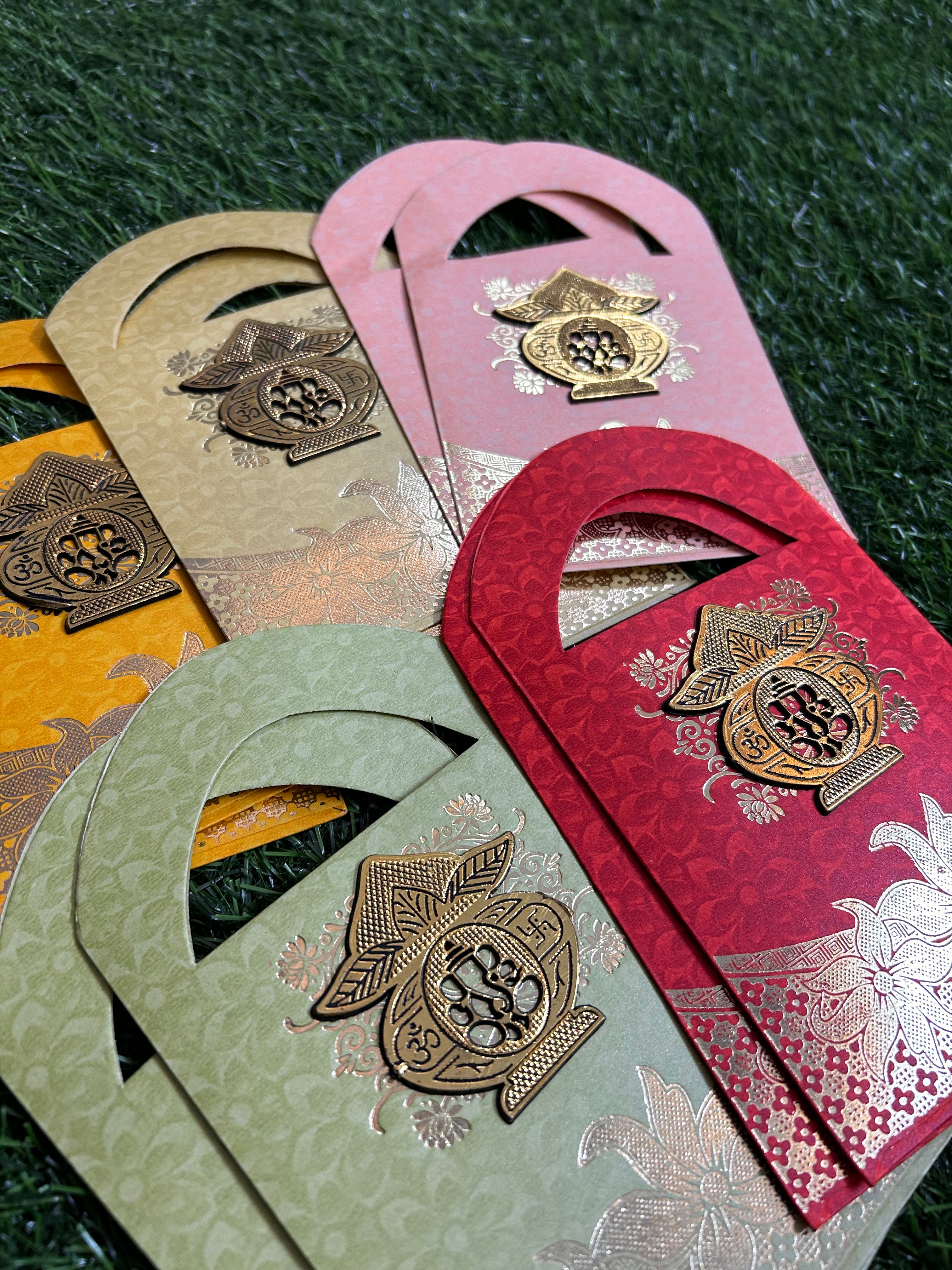 Bag lifafa with kalash Multicolor - Pack of 10