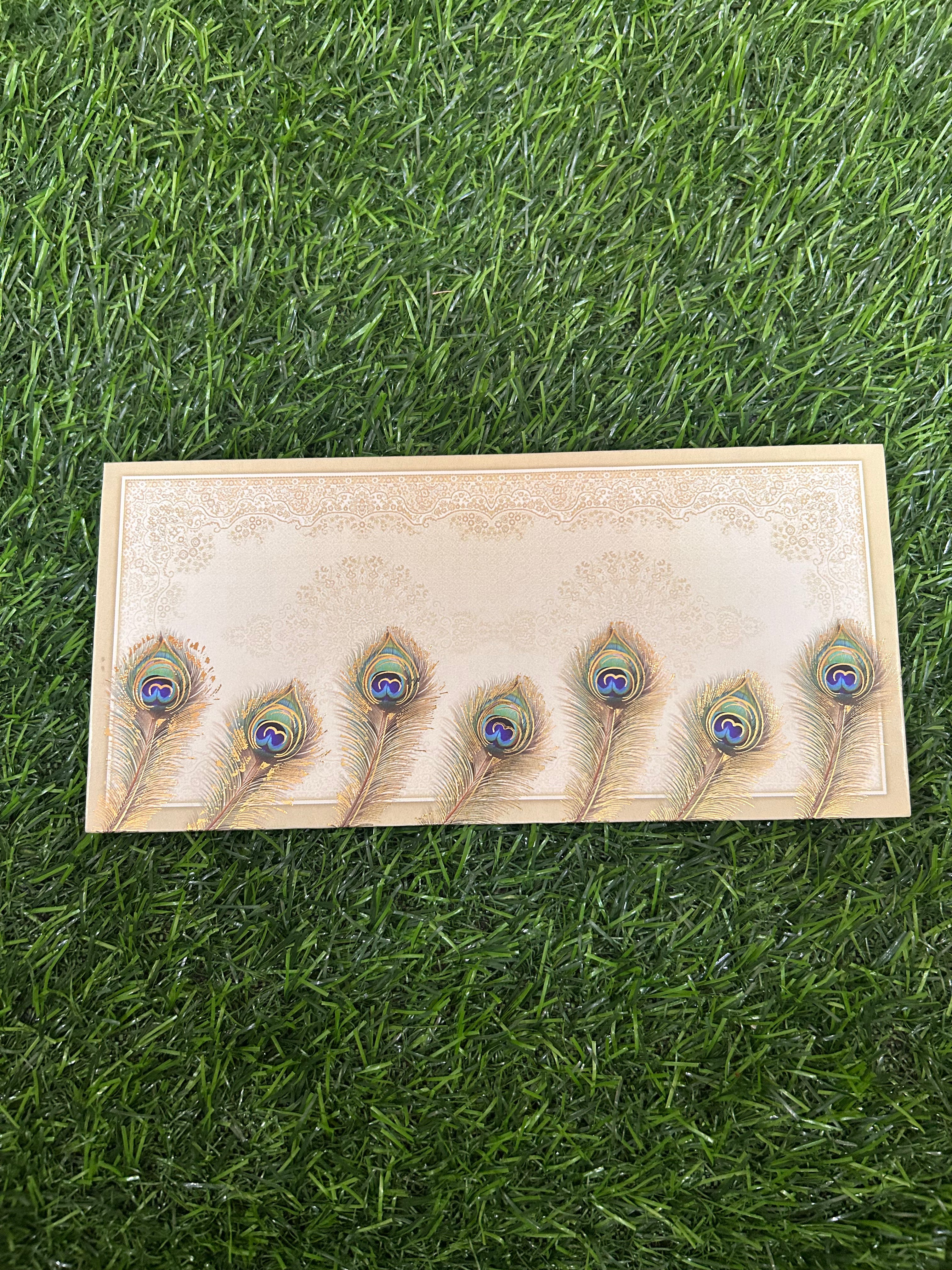 Lifafa multicolor fine print pack of 10