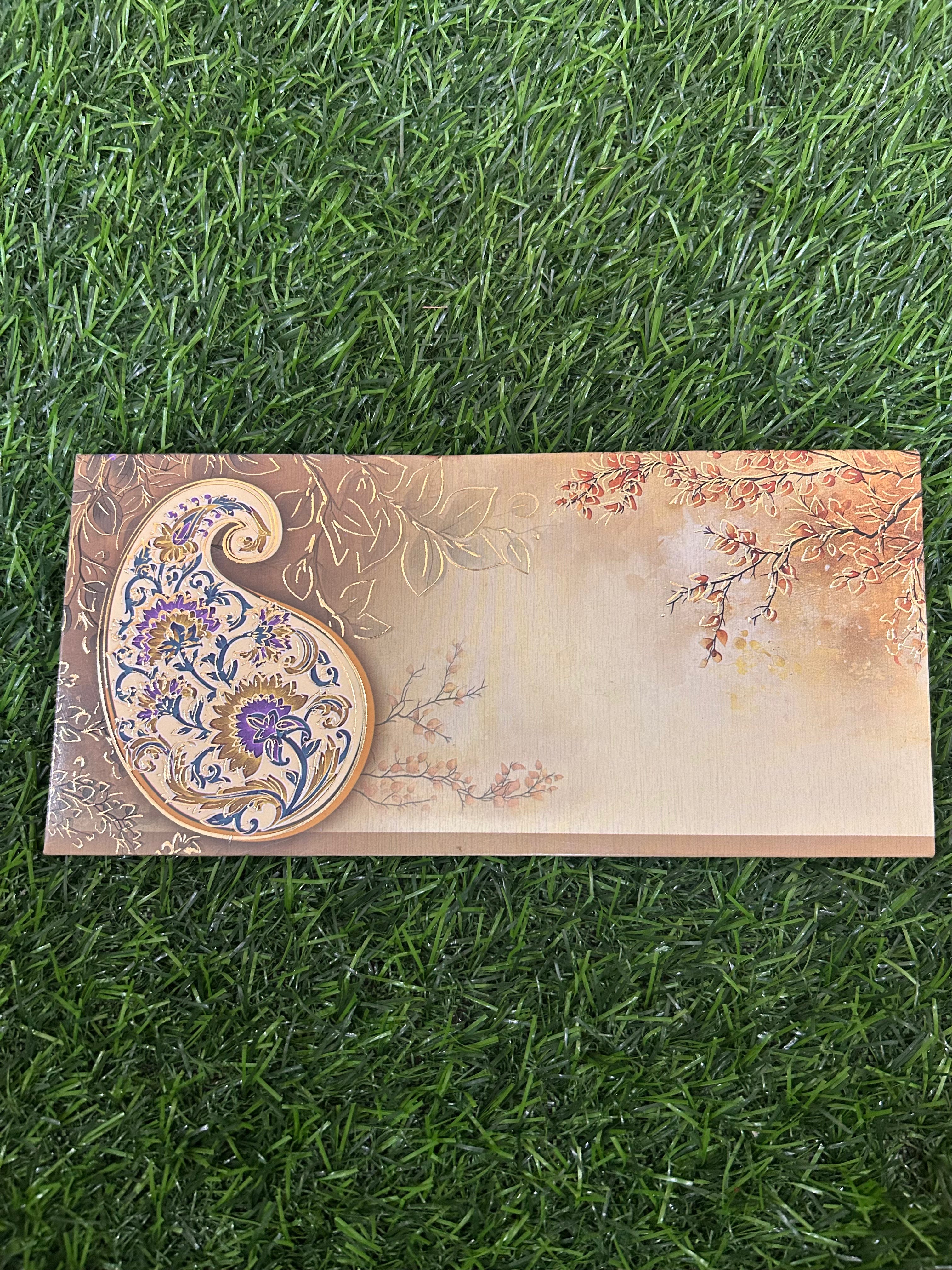 Lifafa multicolor fine print pack of 10