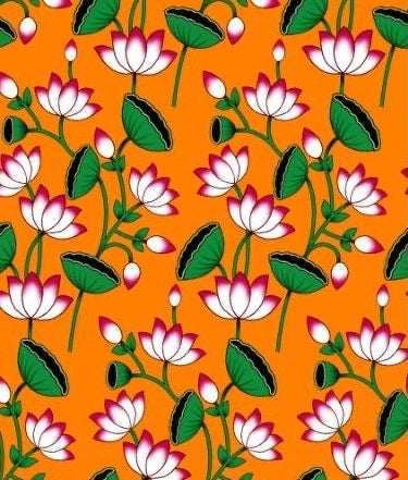 Pichwai Theme Tilak Thali 6 inches size