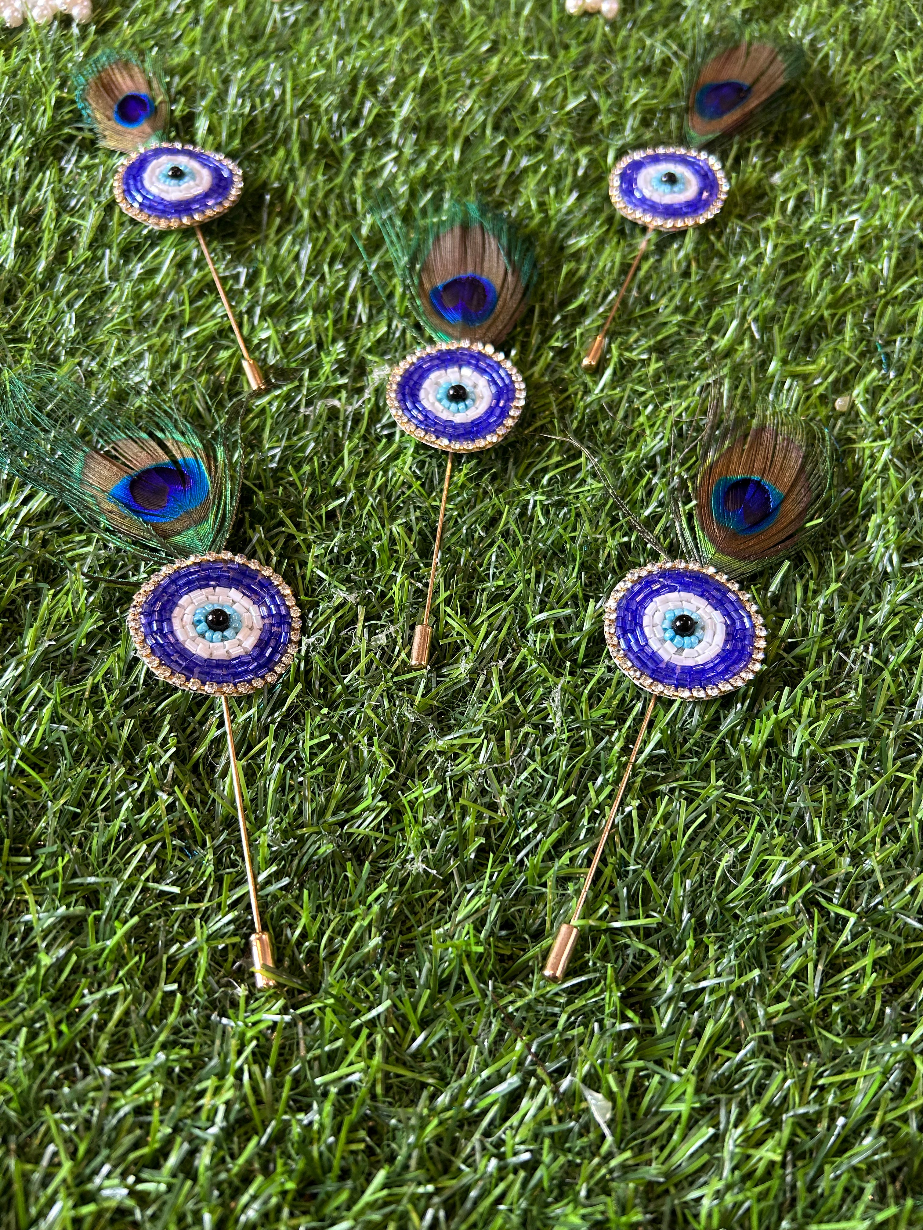 Evil Eye Collection - Brooch, Braclet and Lapel Pin