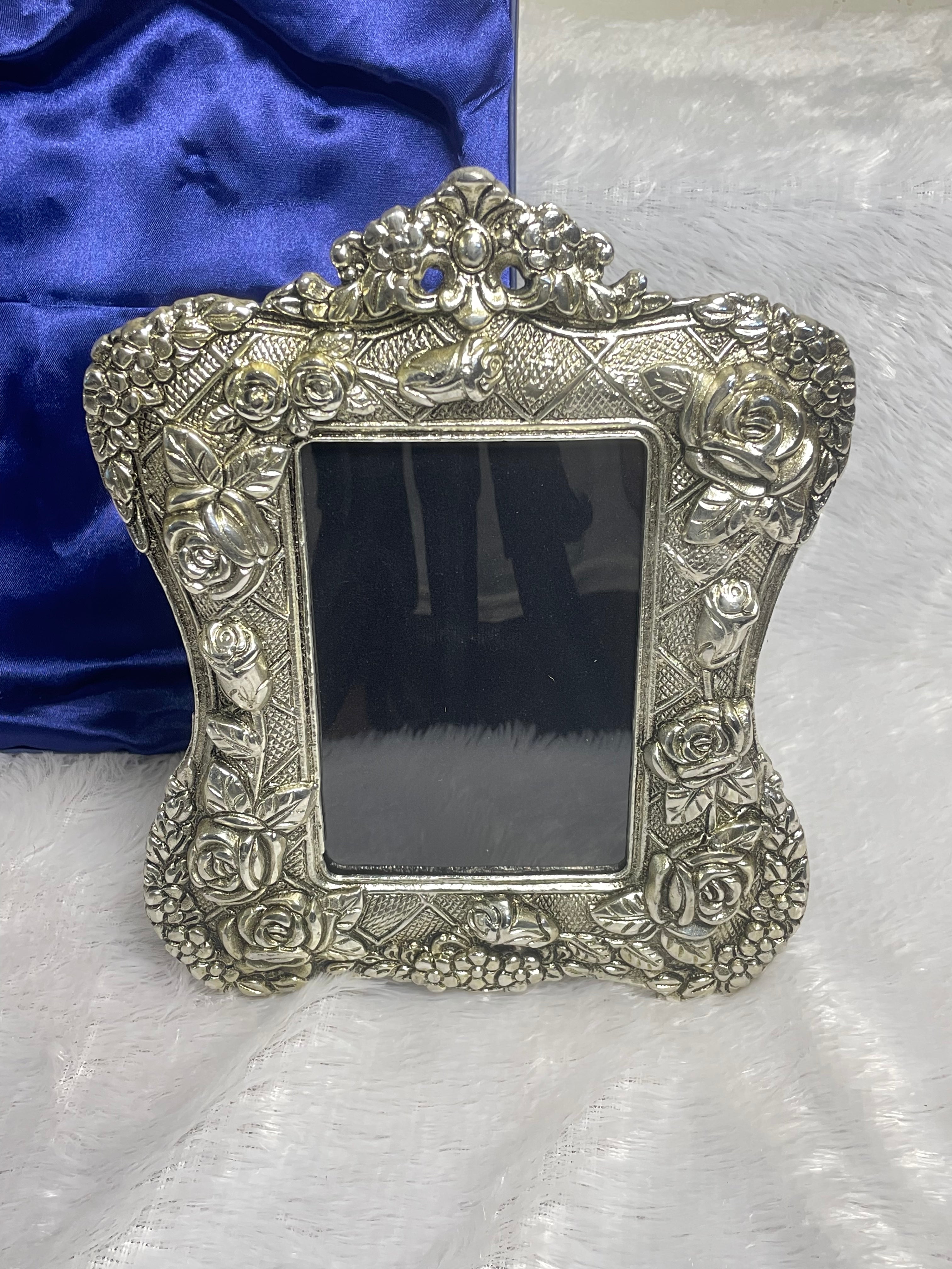 German Silver Photo Frame