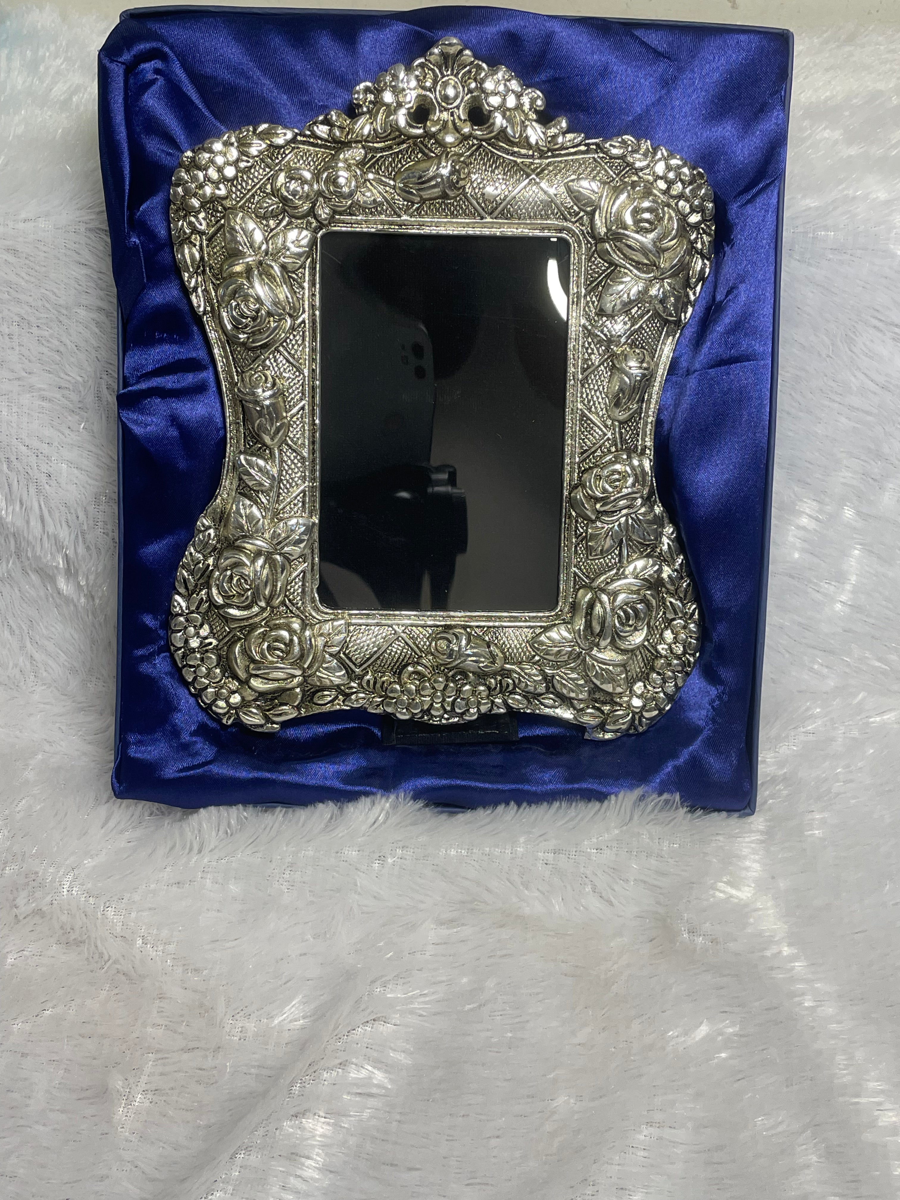 German Silver Photo Frame