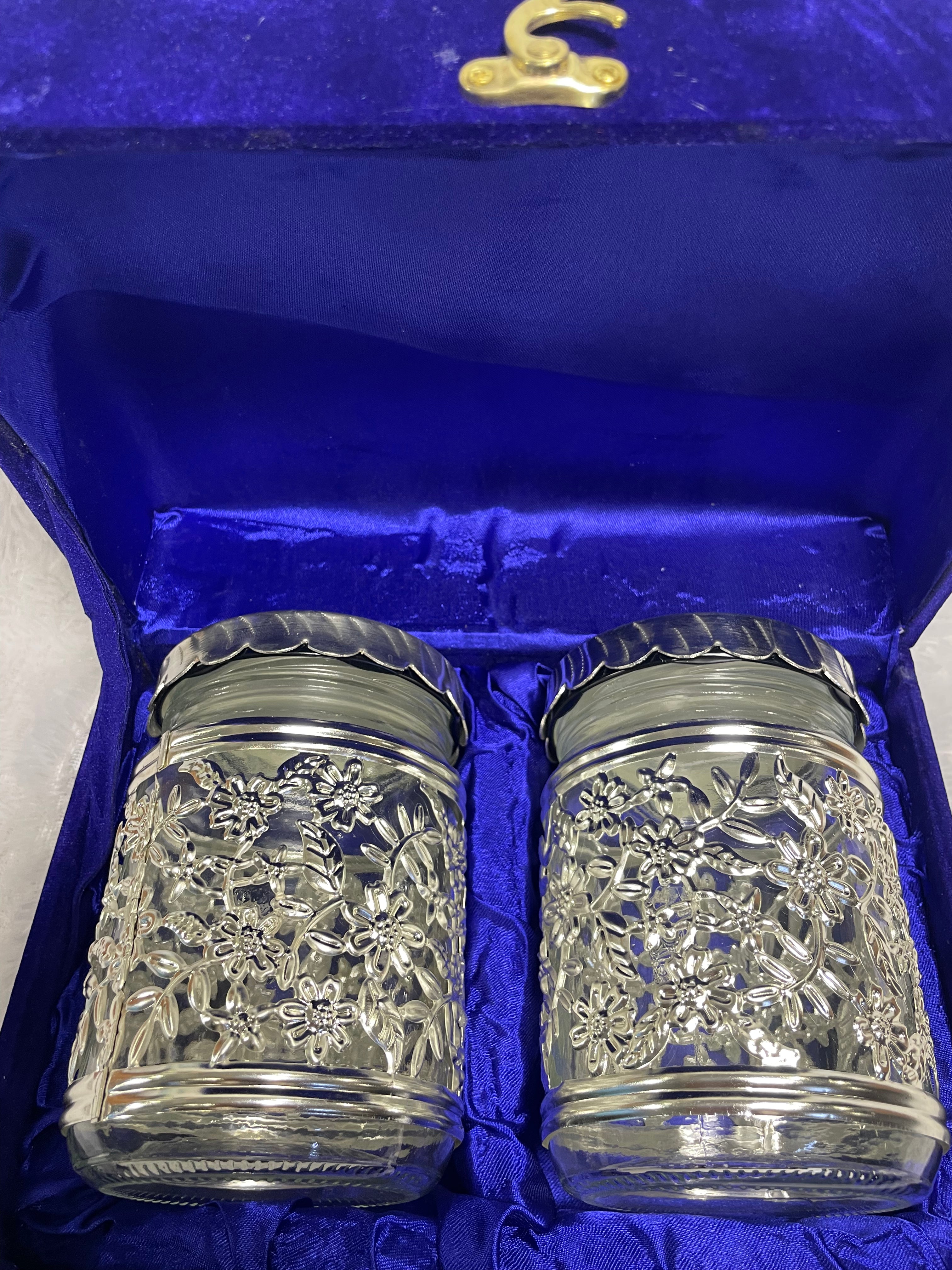 German Silver Jar Set