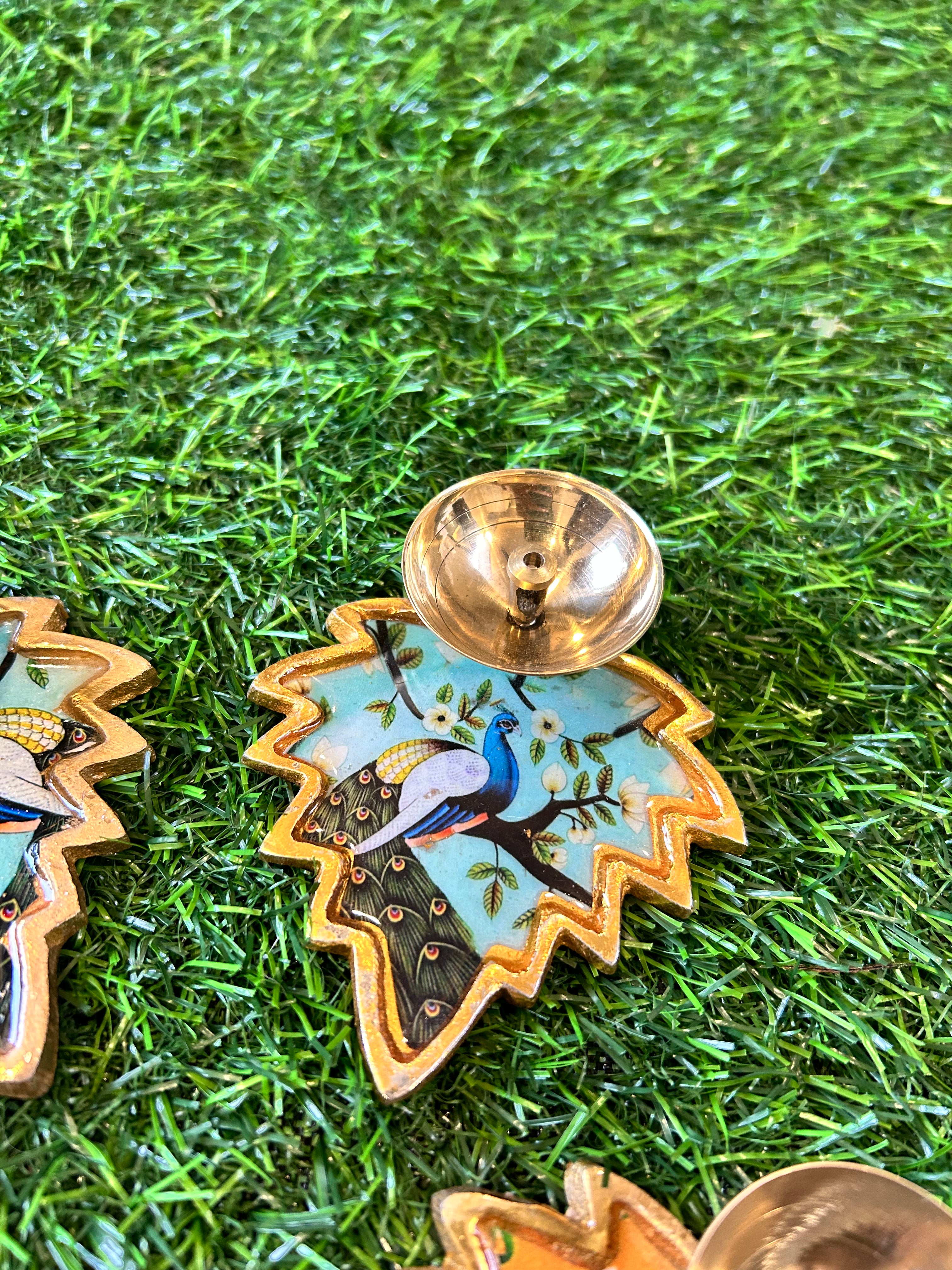 Pichwai Diya Metal Brass Finish