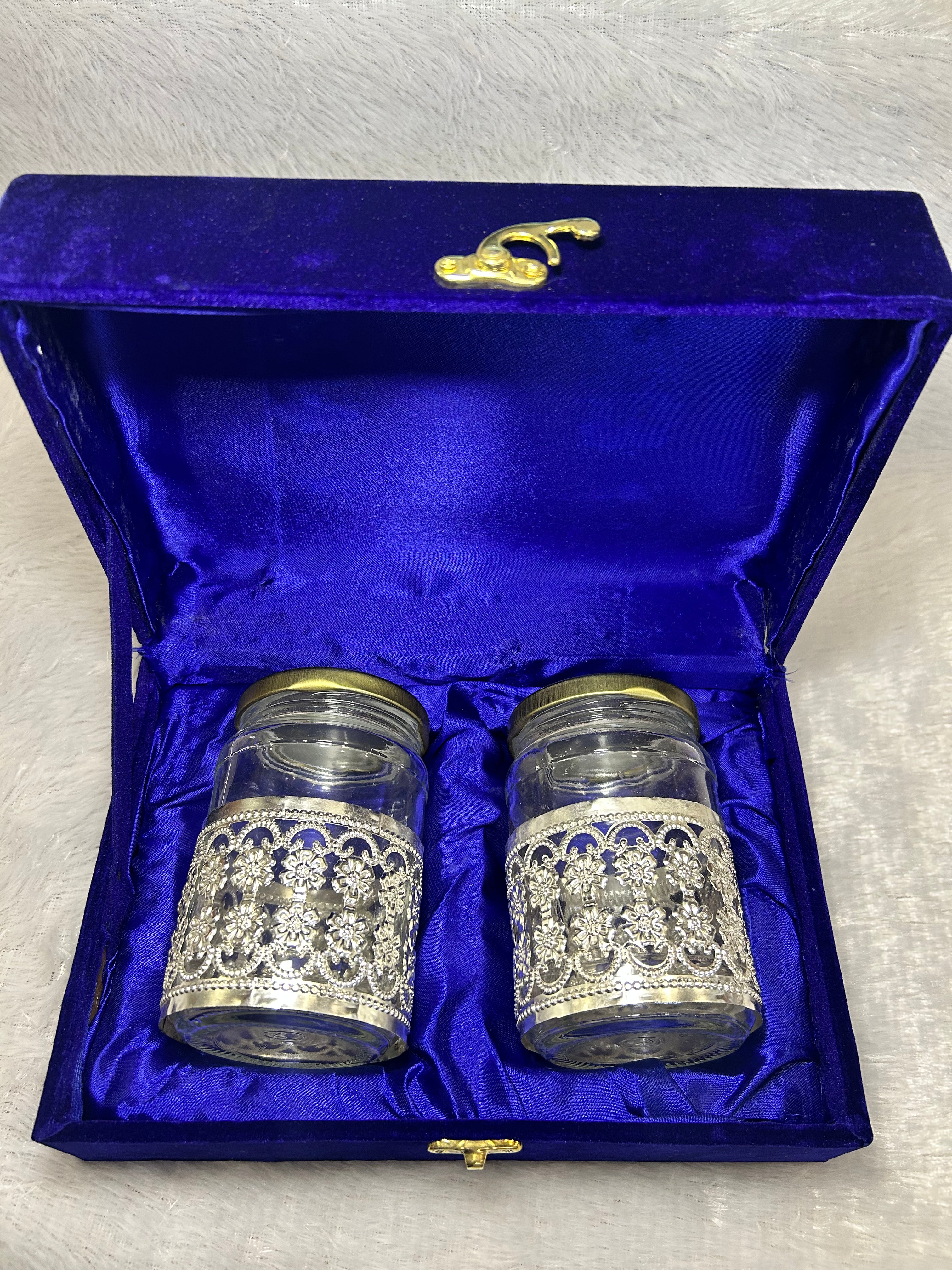 German Silver Jar Set (Set of 3 & Set of 5)