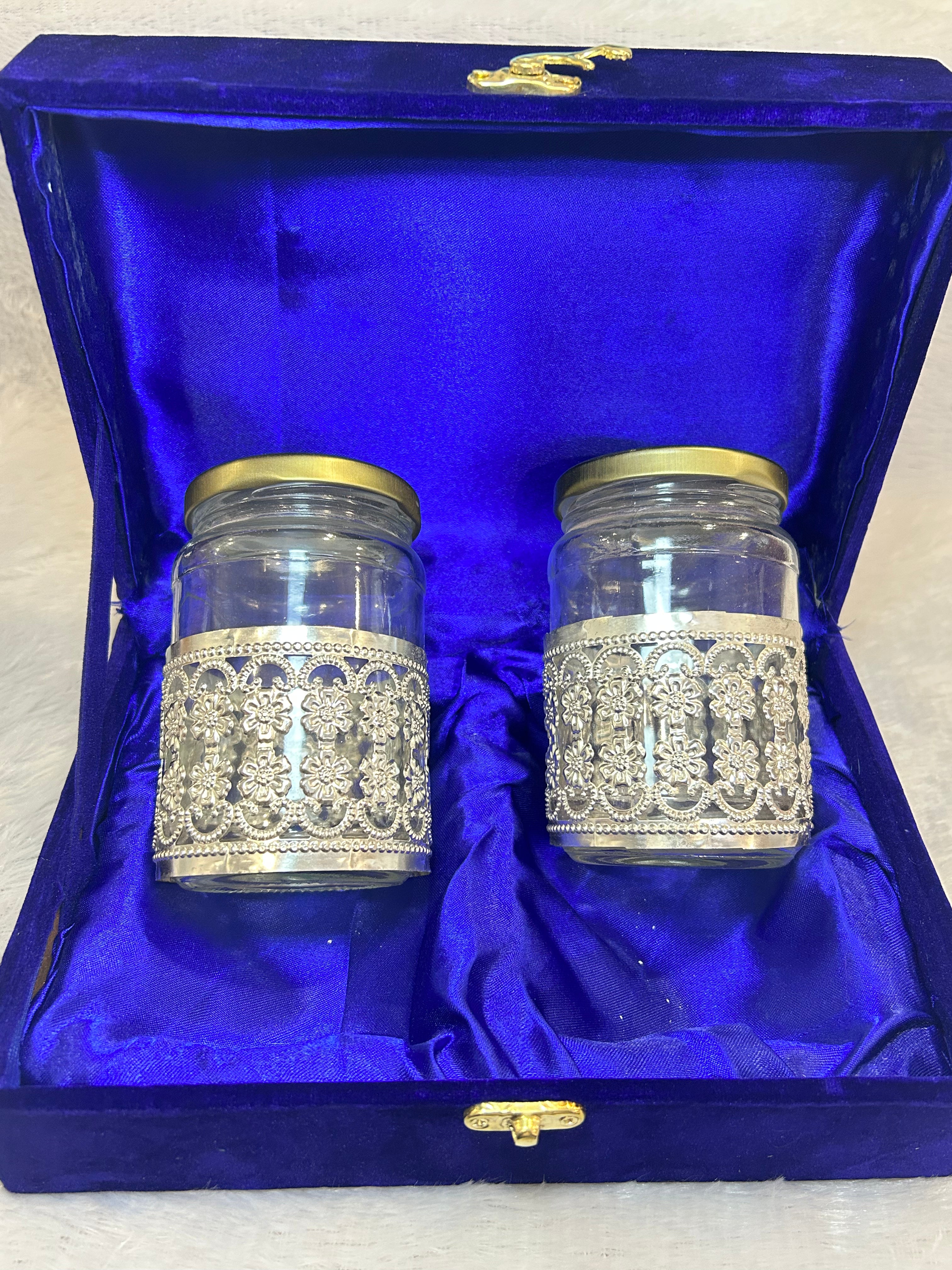 German Silver Jar Set (Set of 3 & Set of 5)