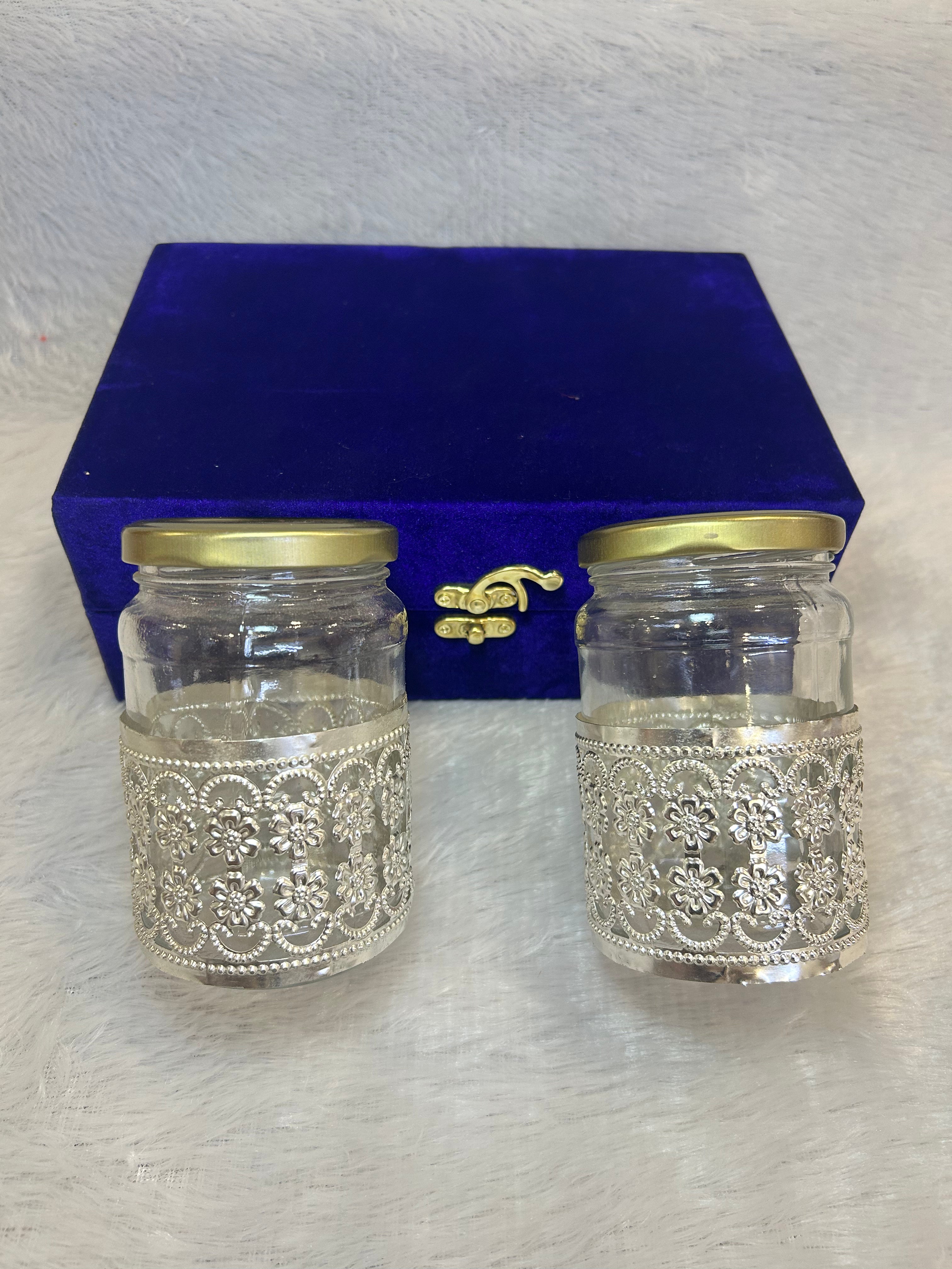 German Silver Jar Set (Set of 3 & Set of 5)