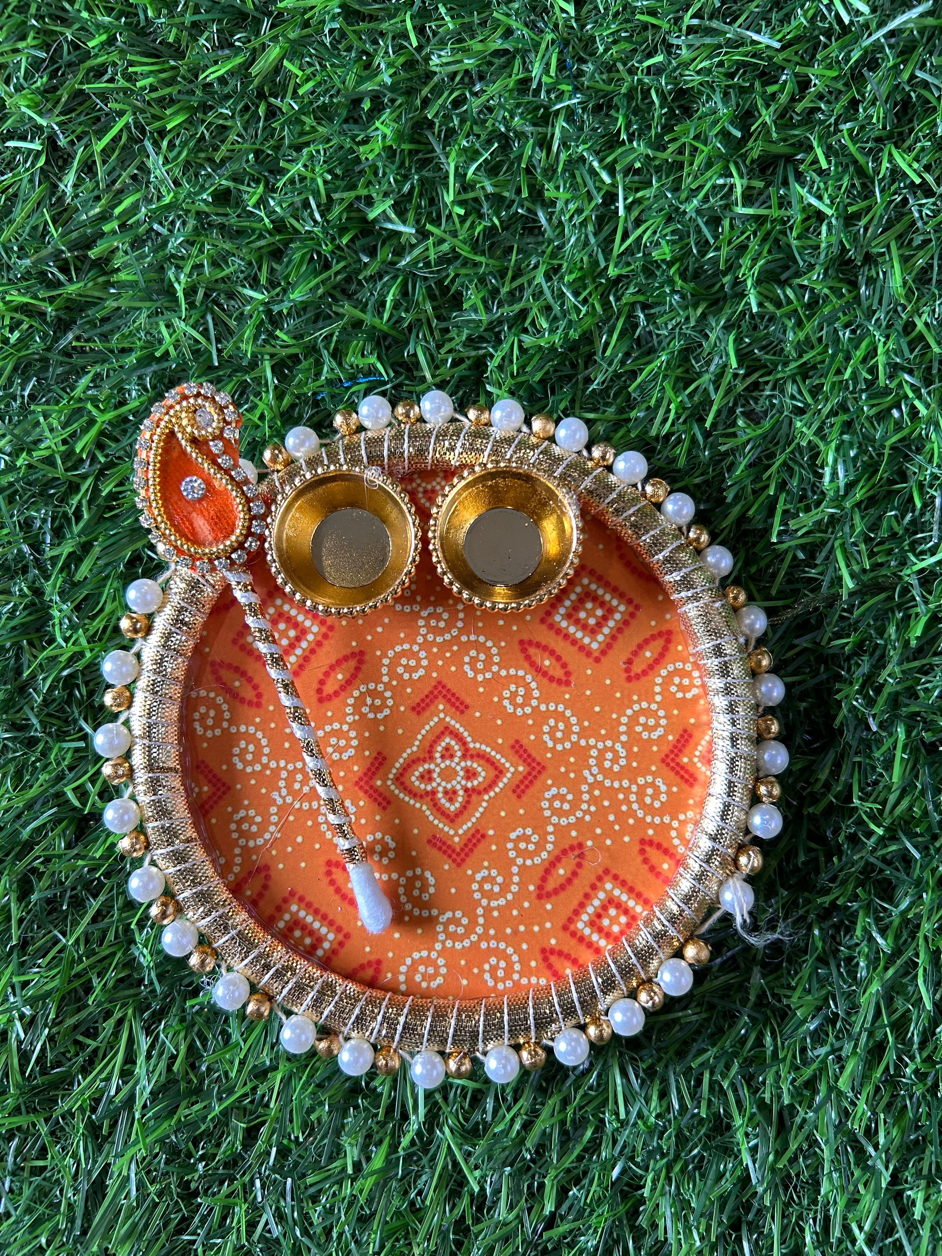 Tilak Thali Medium Size 5 Inches