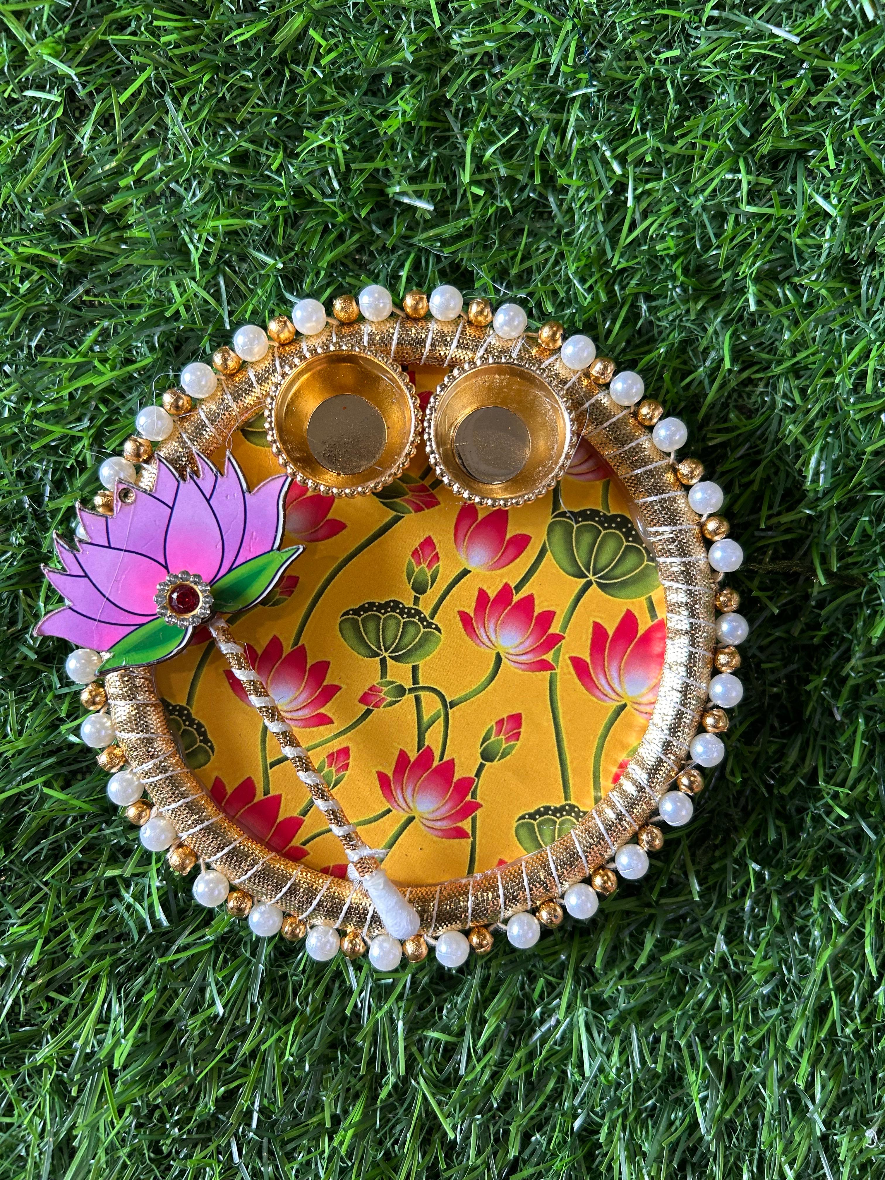 Tilak Thali Medium Size 5 Inches