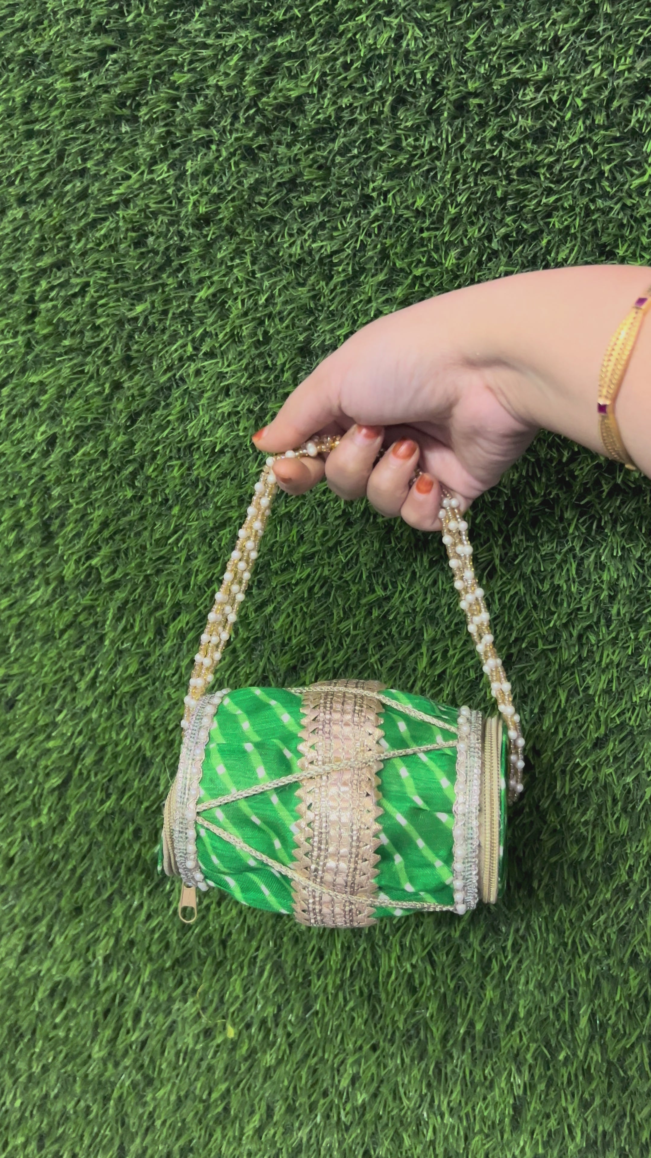 Bandhani Design Dholak Bags