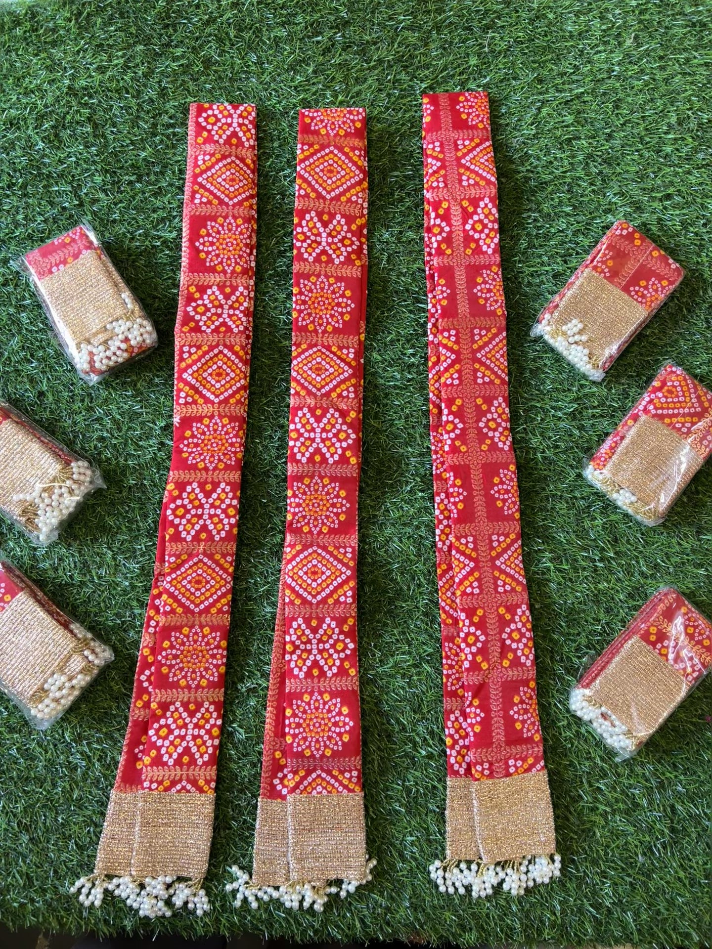 Bandhani Patka 56 inch length with bakram inside for stiffness