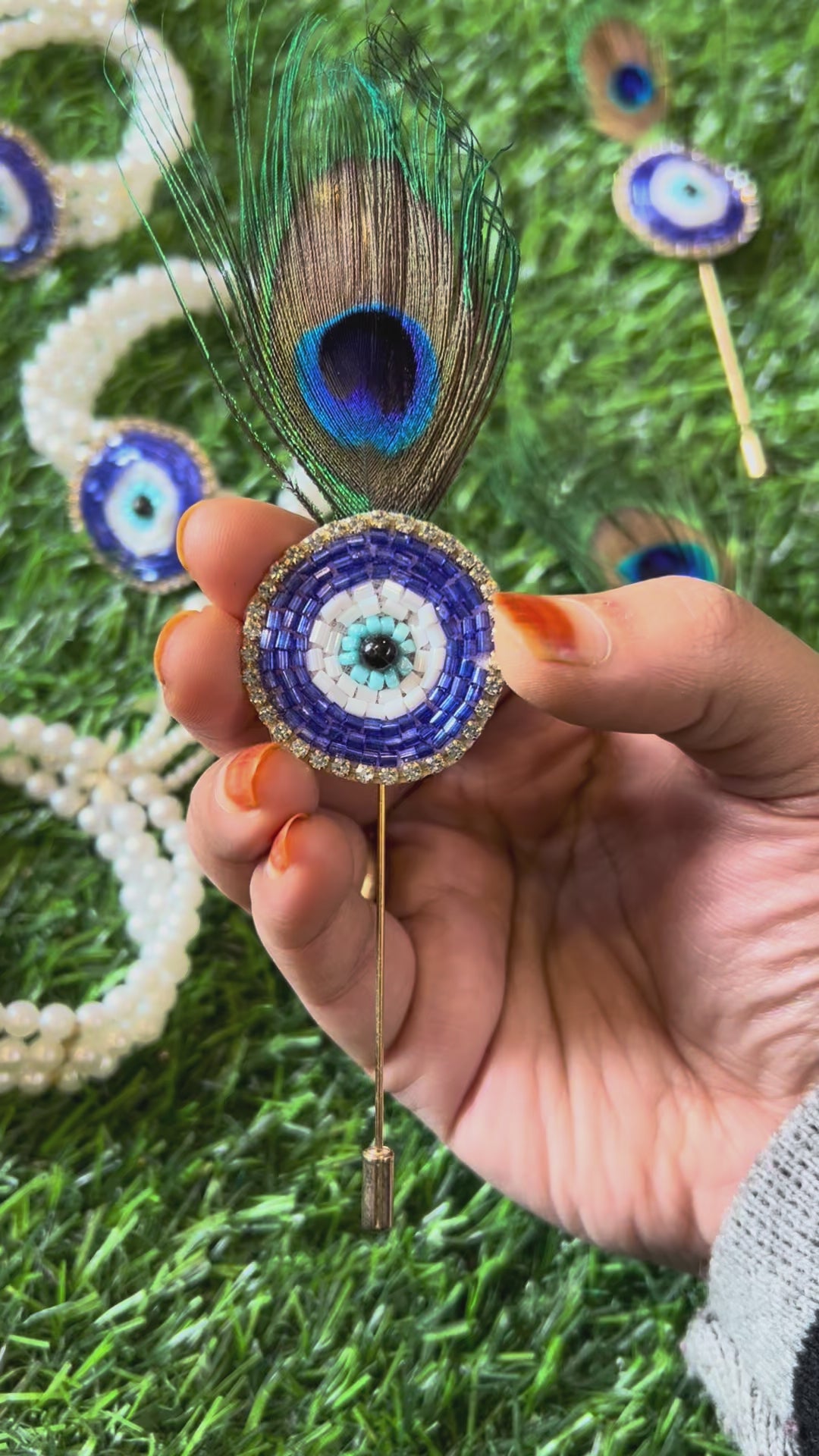 Evil Eye Collection - Brooch, Braclet and Lapel Pin