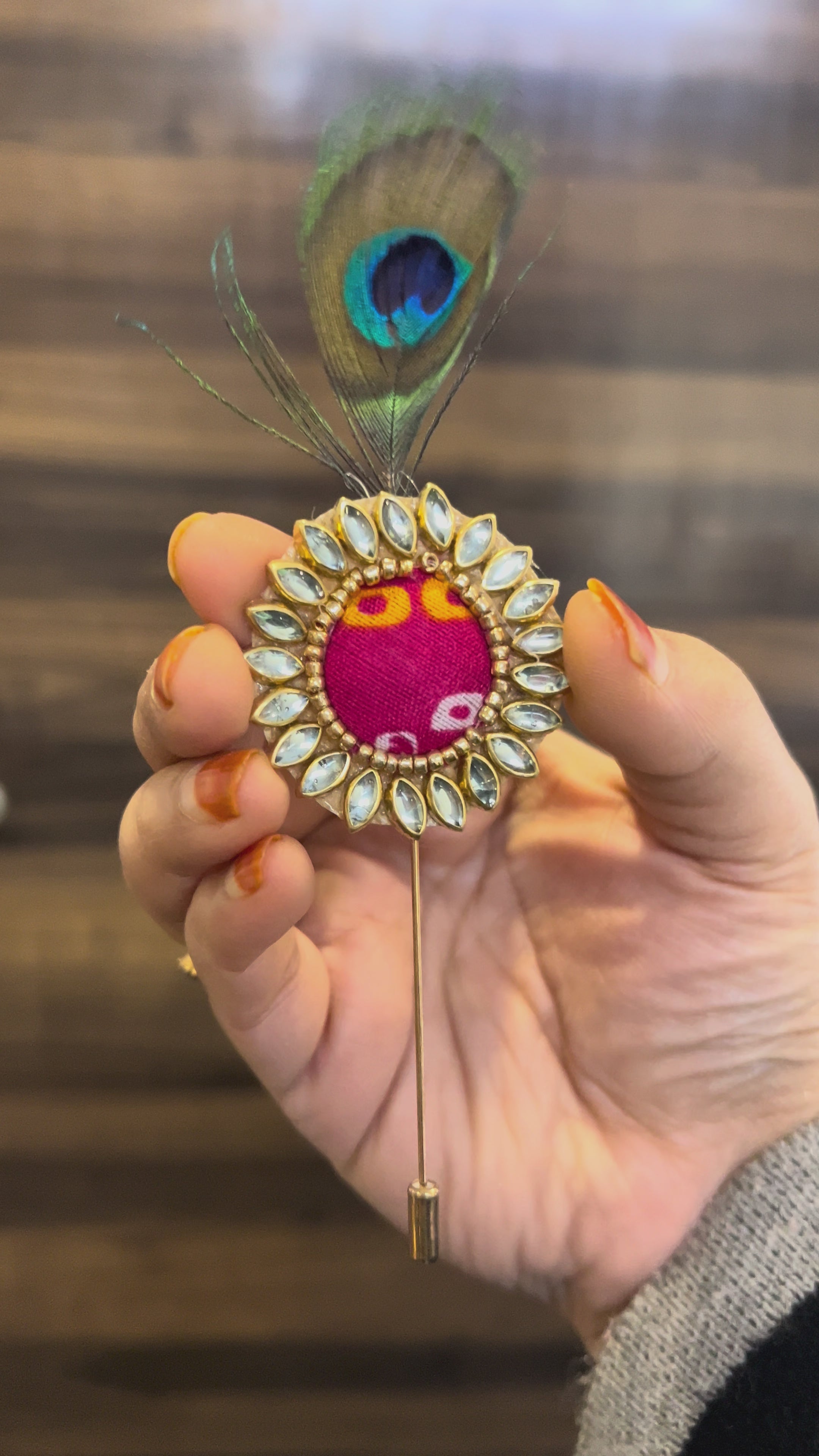 Bandhani Collection- Brooch, Bracelet, Lapel Pin